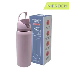 NORDEN - Botella Acero Inoxidable Rose Rosada 1000 ml Kiosclub
