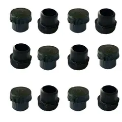 BUENISIMO - Regaton Redondo Interior 5/8" Negro - 100 unidades