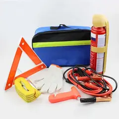 GENERICO - KIT DE EMERGENCIA VIAL PARA AUTO 7 PIEZAS