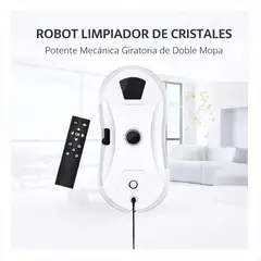 MOVI - Robot Limpia Vidrios Automático con Control Remoto para Ventanas