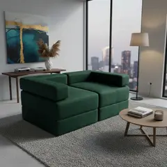 DISEÑOS VALESTRINI - SOFA CAMA ARKOS EN FELPA