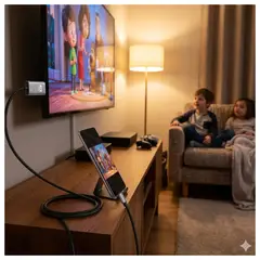 MALIK - Cable Conversor USB-C a HDMI 4K 2m para LaptopCelular
