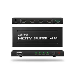 MALIK - Distribuidor HDMI 4K 1 a 4 Salidas con Duplicador Ultra HD