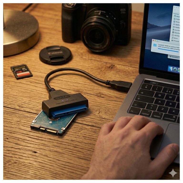 Adaptador SATA a USB 3.0 para Conectar Disco Duro a PC