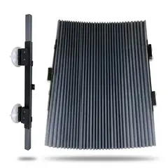 MOVI - Parasol Retráctil para Parabrisas Protección Solar UPF50 y Menos Calor al Instante