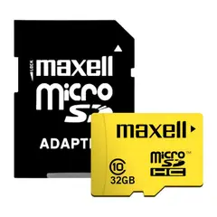 MAXELL - Memoria Micro SDHC 32GB Clase 10 Alta Velocidad