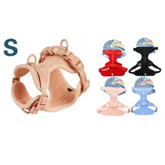 GENERICO - Arnés De Paseo Ajustable Perros Pequeños y Gatos - Talla S - Material de Nylon - Color Aleatorio