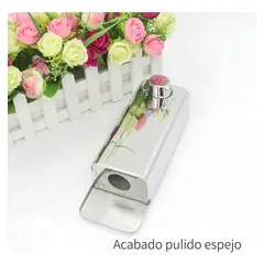 VIDA BUENAS - Dispensador De Jabón Acero Inoxidable 650 Ml Plateado