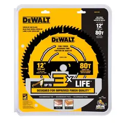 DEWALT - Disco Sierra 12” 80 Dientes Acabado Fino DWA11280