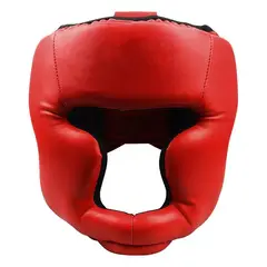 GENERICO - Mma, Lucha Profesional, Boxeo, Casco de Protección Color Rojo