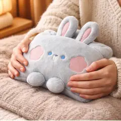GENERICO - Guatero Eléctrico Calientamanos De Peluche Diseño Conejo Kawaii