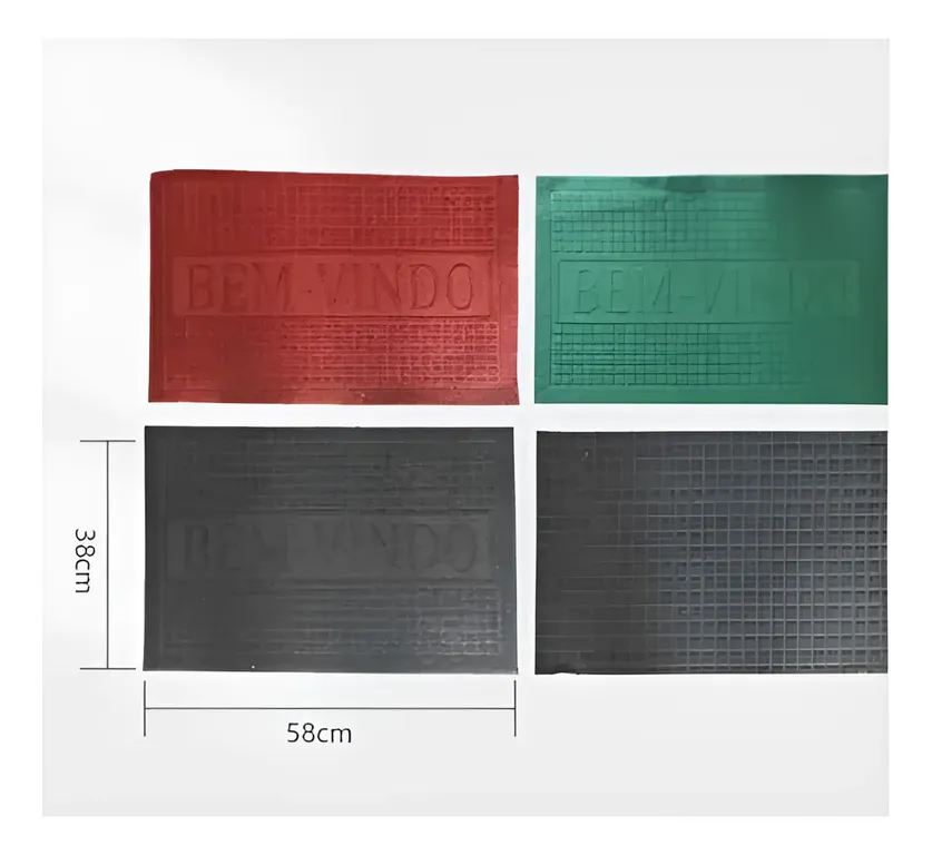 Alfombra Decorativa Rectangular Para Hogar 58x38cm