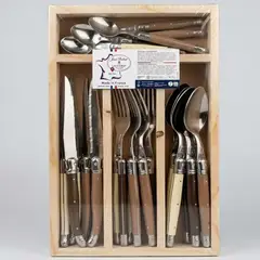 LAGUIOLE - Set De Cuchilleria 24 Piezas Lino Jean Dubost