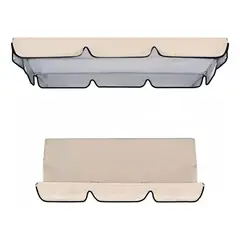 VIDA BUENAS - Funda para Sillón de Jardín + Cubierta Anti-lluvia, Poliéster Impermeable para Exteriores
