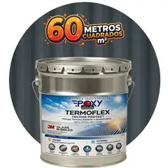EPOXY - PINTURA TECHOS AISLANTE TERMICO - TERMOFLEX - TINETA 4G - GRAFITO