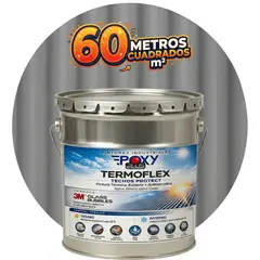 EPOXY - PINTURA TECHOS AISLANTE TERMICO - TERMOFLEX - TINETA 4G - GRIS