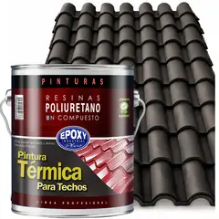 EPOXY - PINTURA TECHOS AISLANTE TERMICO - GALON - NEGRO