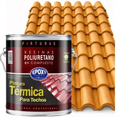 EPOXY - PINTURA TECHOS AISLANTE TERMICO - GALON - OCRE