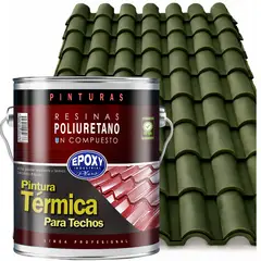 EPOXY - PINTURA TECHOS AISLANTE TERMICO - GALON - VERDE MUSGO