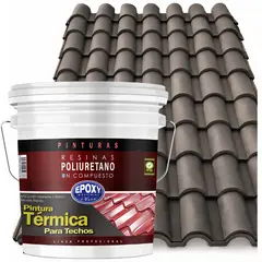 EPOXY - PINTURA TECHOS AISLANTE TERMICO - TINETA 15L - GRAFITO