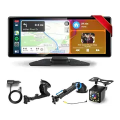 GENERICO - Radio Auto Portable Carplay Android Camara 10.26