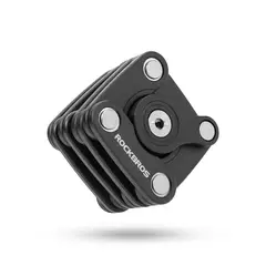 ROCKBROS - Candado Bicicleta Plegable Anti Robo Soporte 519g WD795