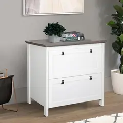 MSA MUEBLES SANTA ANA - Cajonera Kardex White Gray OAK