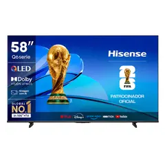 HISENSE - SMART TV 58 QLED 4K UHD 58Q6QV