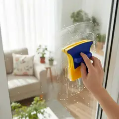 IRM - Limpiador Vidrios Magnetico Ventanas Doble Cara Hogar Iman Potente Seguridad Calidad FIGOIMPORT