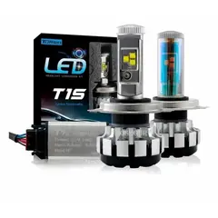 VIDA BUENAS - Par Kit Ampolletas Turboled T1s H11 Chip No Error Canbus, Faro LED Auto 12V