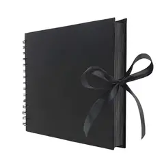 GENERICO - Álbum Para 80 Fotos Libros De Invitados Con Cinta De Seda