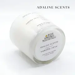 ADALINE - Vela Aromática Soja Vanilla Rêve 370 g Aroma Duradero Kiosclub