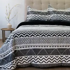 DORAL - PLUMON ESTAMPADO OUTBOSS CON SHERPA ZIGZAG 2 PLAZAS