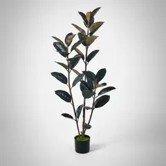 GENERICO - Planta Artificial Gomero Decorativo 1.5 Metros