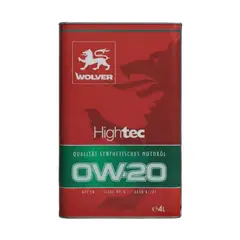 WOLVER - Aceite Lubricante 0W20 Hightech SN A1B1 4lts