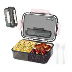 TIOZONEY - Lynnette Lunch Box Loncheras Topper Para Lunch Fiambrera 1500 Ml