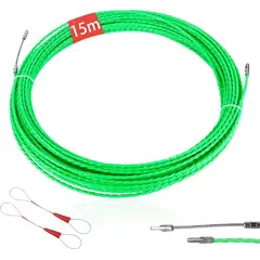 KUANGYE - Laucha Pasacables De Fibra Pom De 15m En 4mm Atrapa Cables