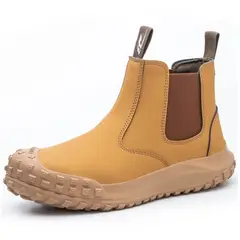 TIOZONEY - Botas de trabajo Hombre - Amarillo.
