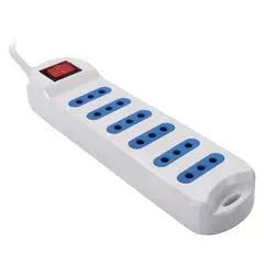 PHILCO - Extensión Eléctrica 6 Posiciones Blanco
