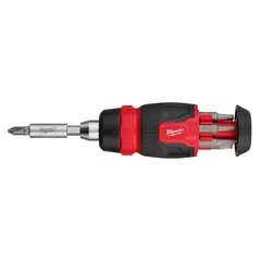 MILWAUKEE - Destornillador Compacto Multipunta 8 En 1 Con Chicharra 48-22-2913