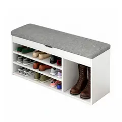 GLOBAL LATIN GROUP - Zapatero Mueble Organizador con Asiento Banca y Cajón 90cm