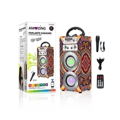 AMAZING - Parlante Karaoke Bluetooth Recargable Hip-Hop. Hindú