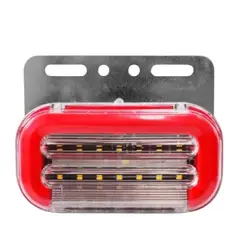 GENERICO - Pack X4 Luz Led Lateral De Camión Indicador Rampla 24v 20led
