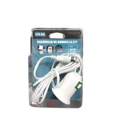 GENERICO - Base/Extension de ampolleta alargador E27 cable de 3 metros