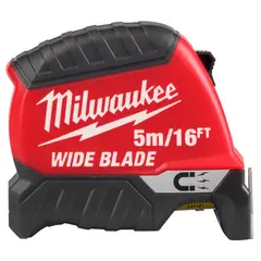 MILWAUKEE - Huincha De Medir 5 Mt Punta Magnética Hoja Ancha 48-22-1217M