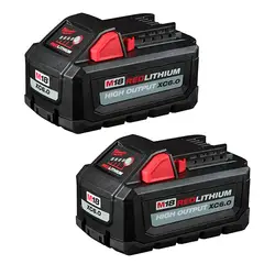 MILWAUKEE - KIT 2 BATERIAS DE ION LITIO 18V REDLITHIUM 6.0AH