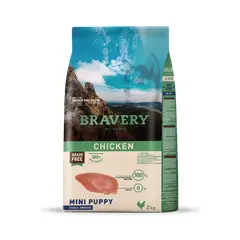 BRAVERY - Pollo Perro Cachorro Razas Pequeñas 2 kg