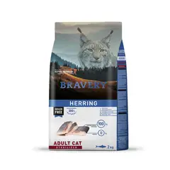 BRAVERY - Herring Gato Adulto Esterilizado 2 kg