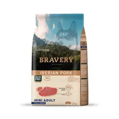 BRAVERY - Cerdo Ibérico Perro Adulto Razas Pequeñas 2 kg