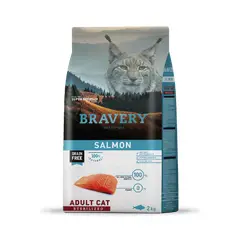 BRAVERY - Salmón Gato Adulto Esterilizado 2 kg